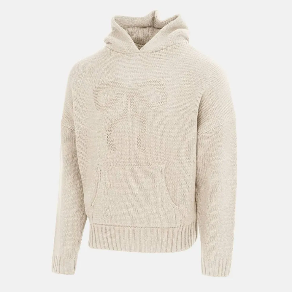 Miso Bow Knit Hood Ld54