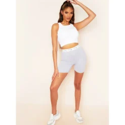 Missy High Waisted Jersey Cycle Short