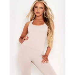 Missy Sport Racer Back Seamless Vest Gym Top