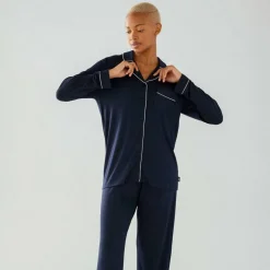 Modal Button Up Pyjama Set