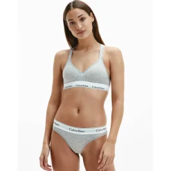 Modern cotton bralette lightly lined