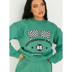 Motocross Printed Sweatshirt