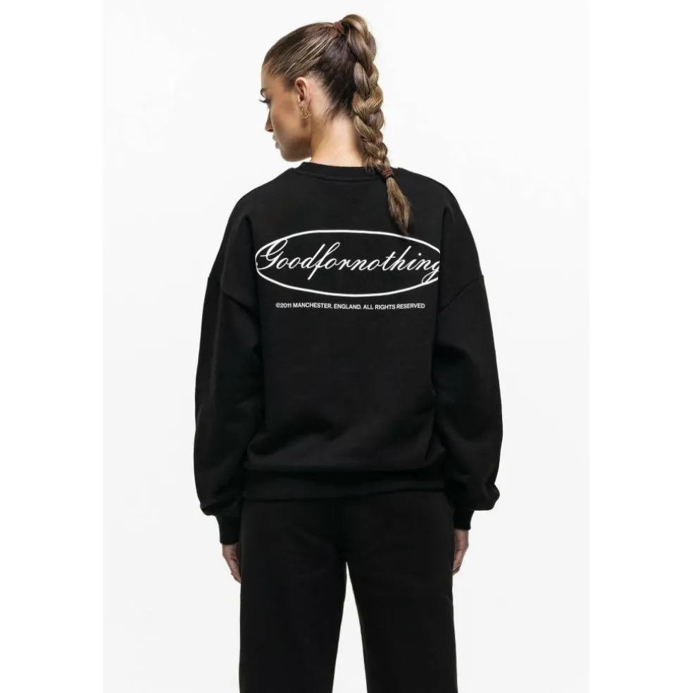 Oval Sweatshirt Black