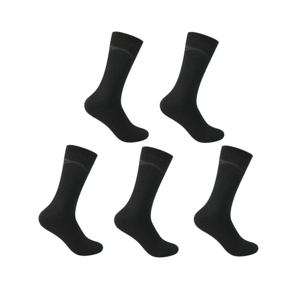 5 Pack Crew Socks Mens Size 12+