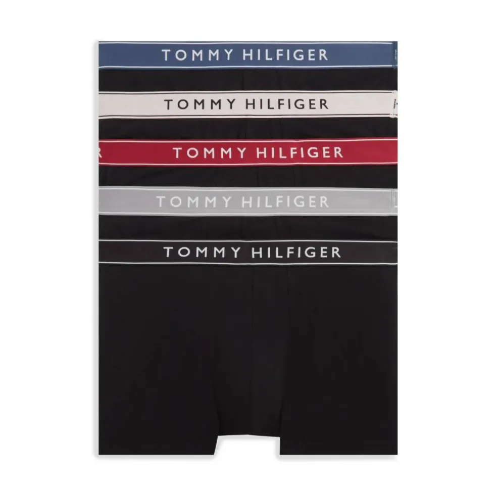5-Pack Essential Logo Waistband Trunks