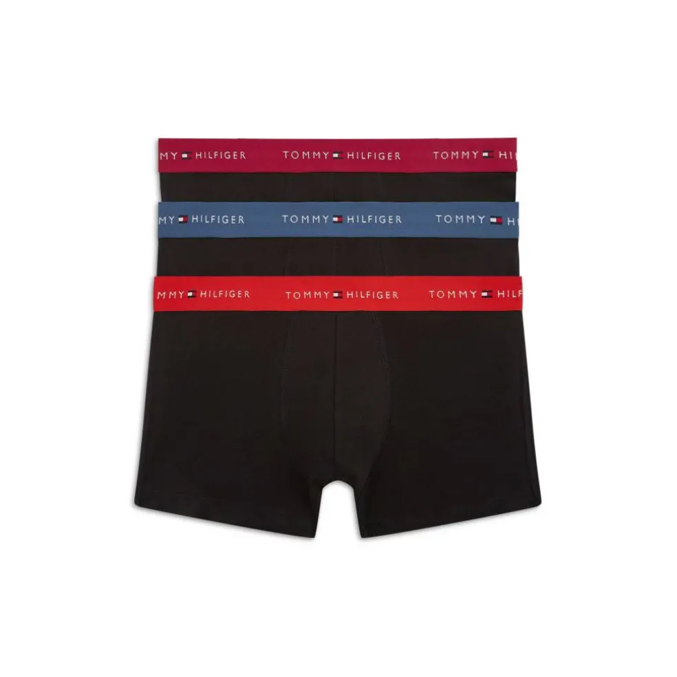 3-Pack Logo Waistband Trunks