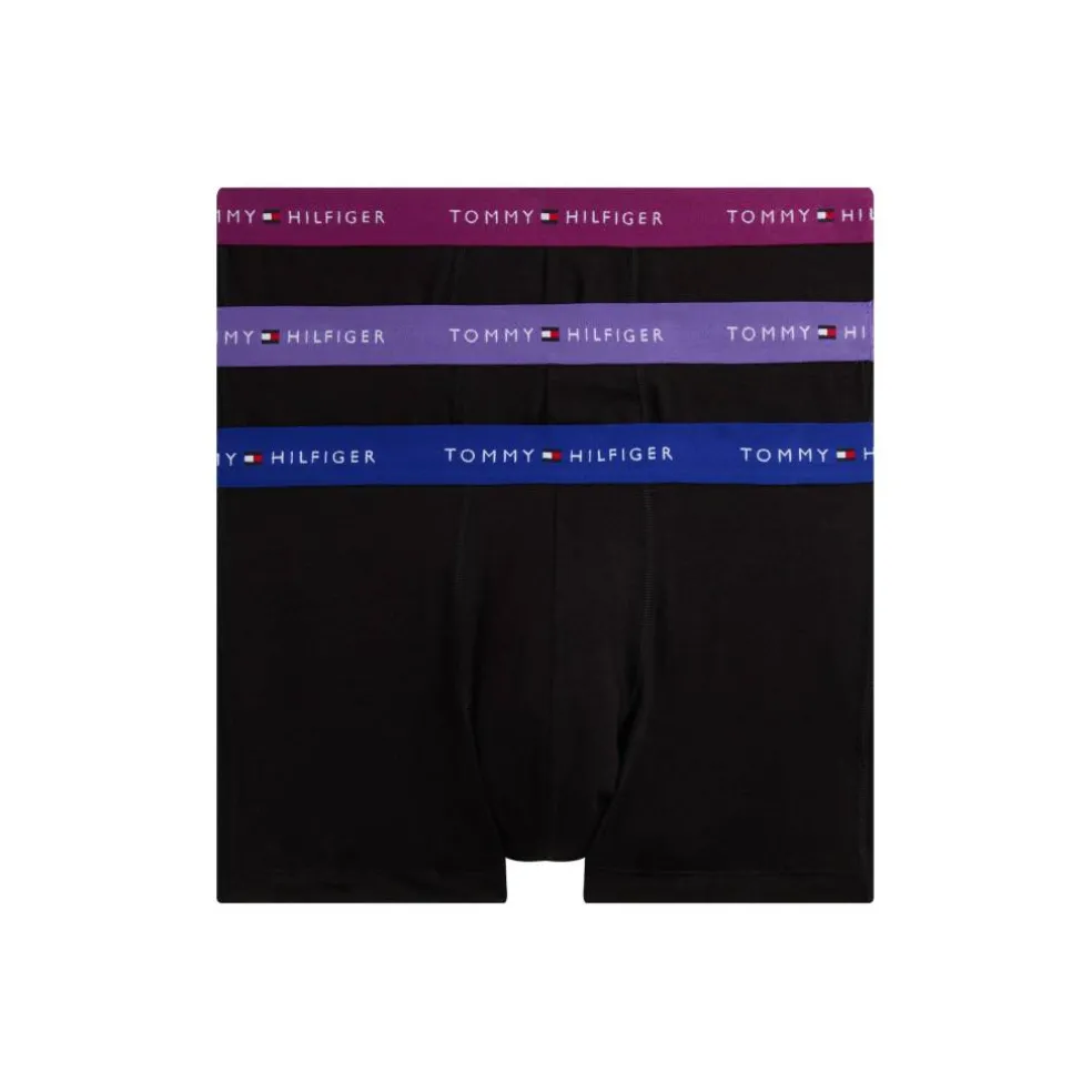 3-Pack Logo Waistband Trunks