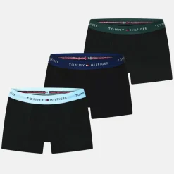 3-Pack Logo Waistband Trunks