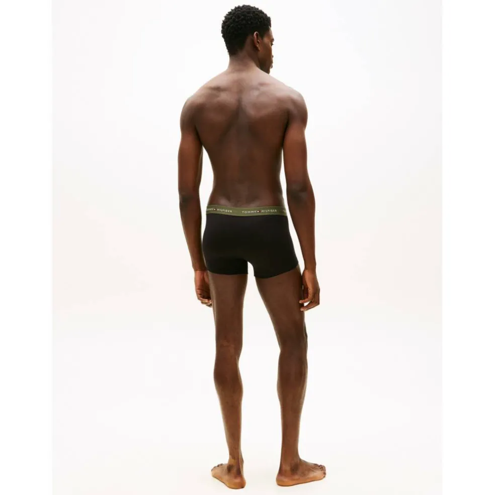 3-Pack Logo Waistband Trunks