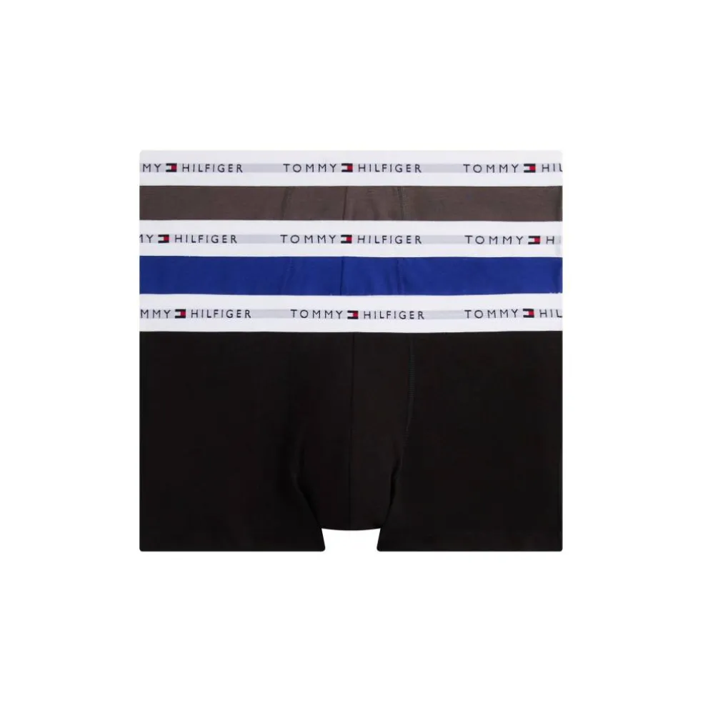 3-Pack Logo Waistband Trunks