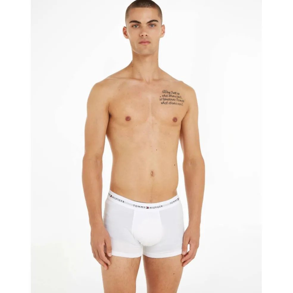 3-Pack Logo Waistband Trunks