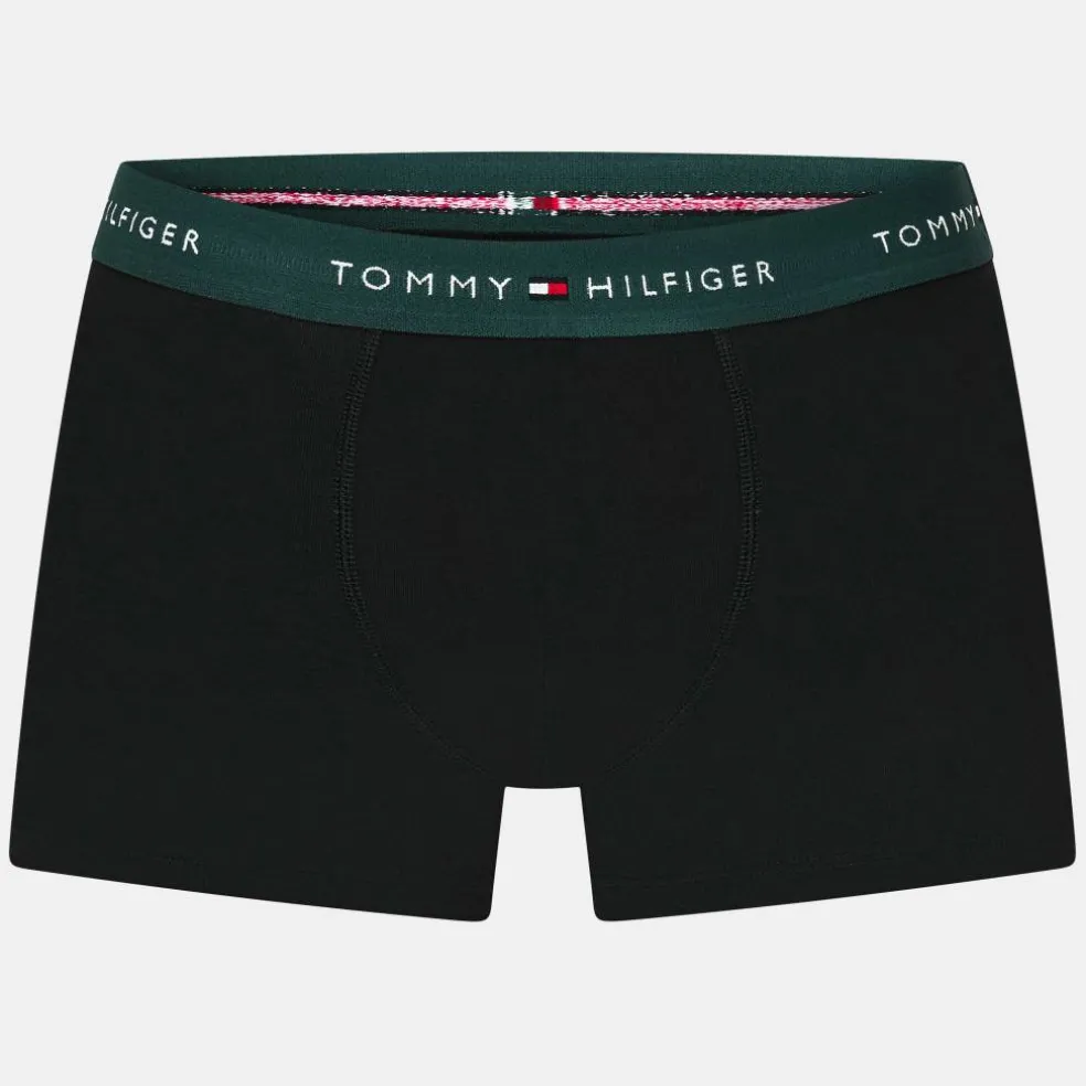 3-Pack Logo Waistband Trunks