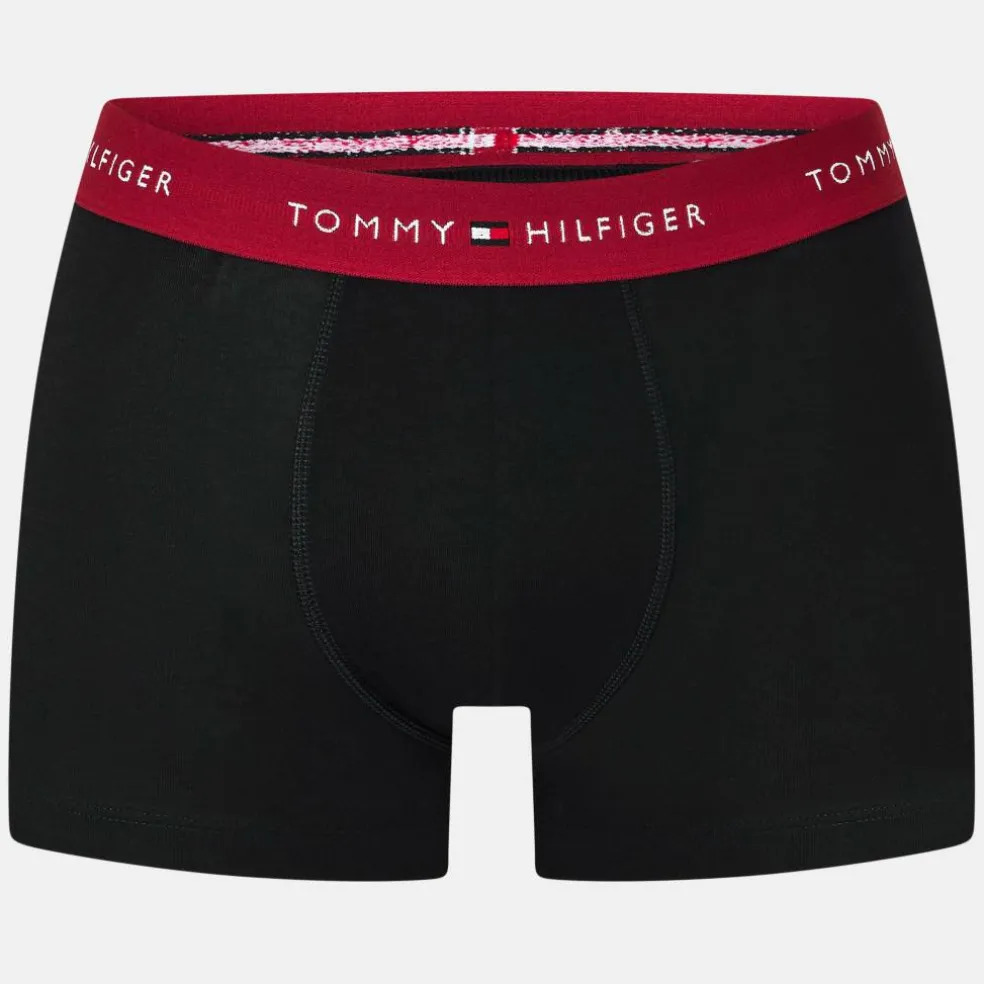 3-Pack Logo Waistband Trunks