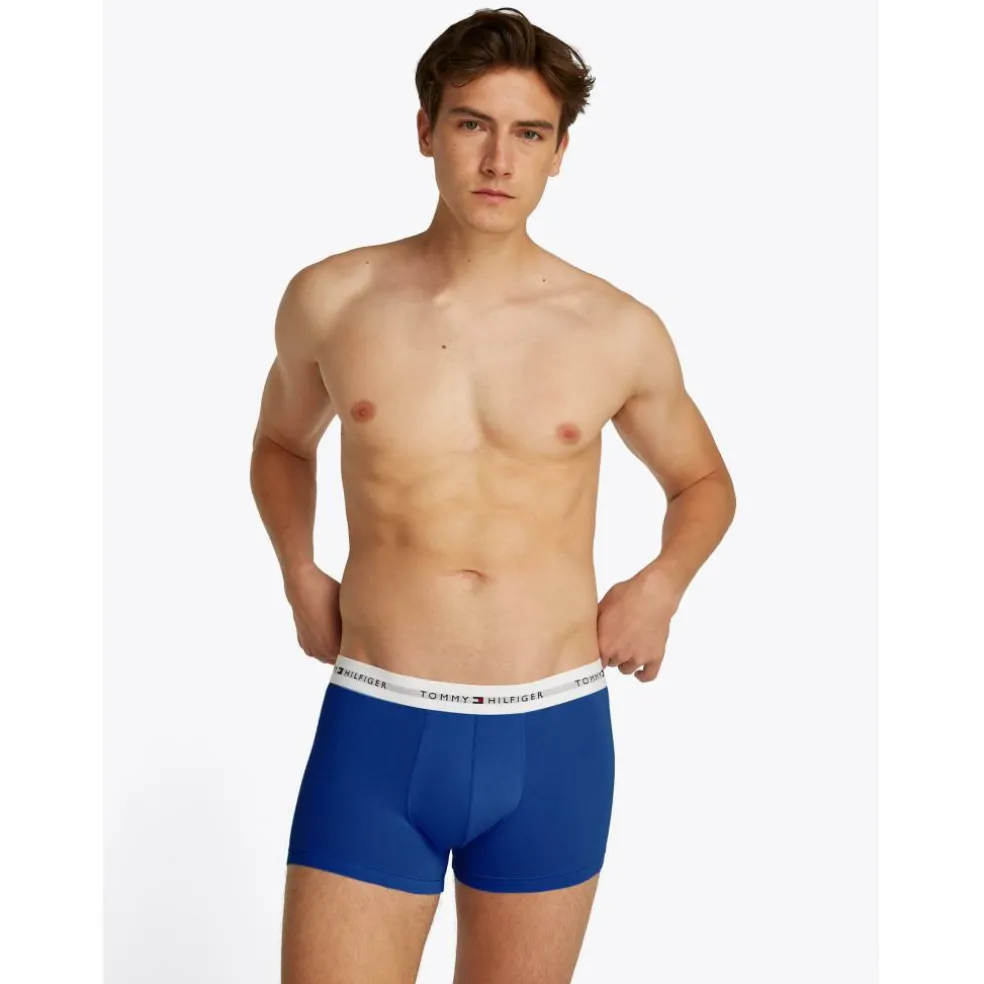 3-Pack Logo Waistband Trunks