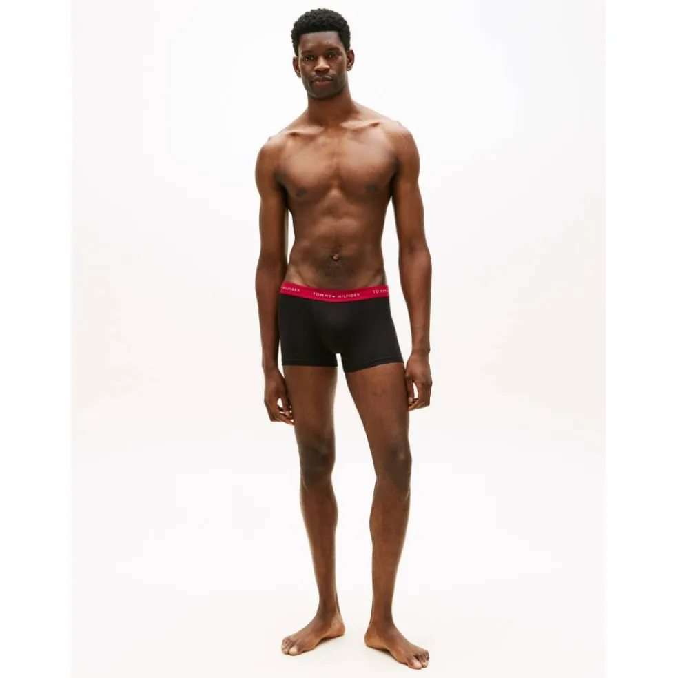 3-Pack Logo Waistband Trunks