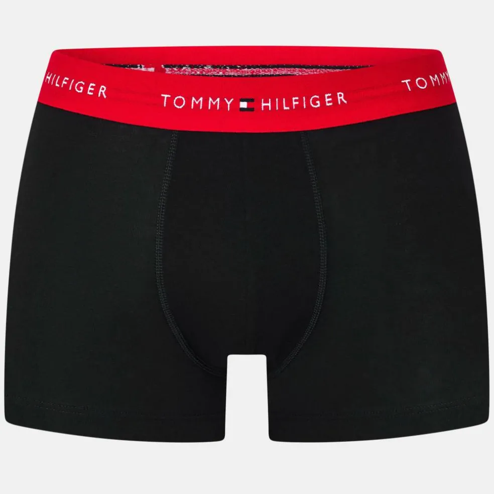3-Pack Logo Waistband Trunks