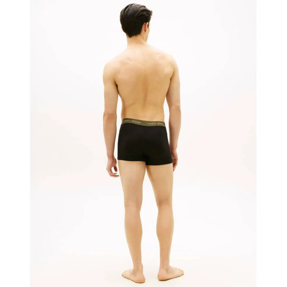3-Pack Logo Waistband Trunks
