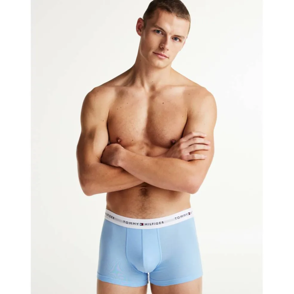 3-Pack Logo Waistband Trunks
