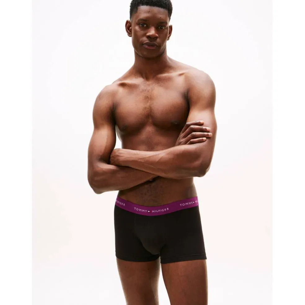3-Pack Logo Waistband Trunks