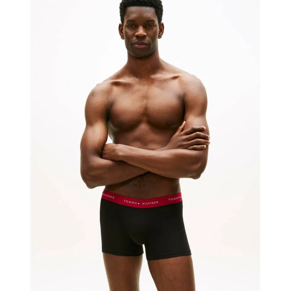 3-Pack Logo Waistband Trunks