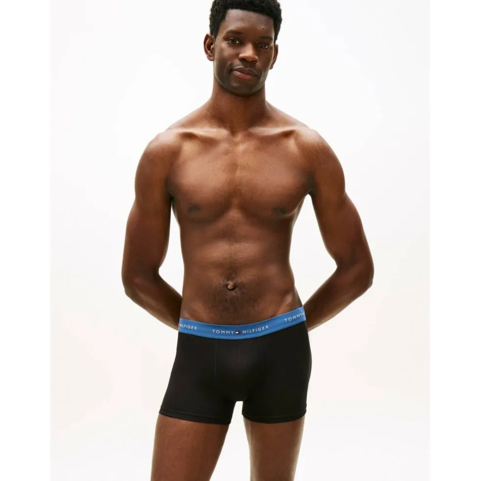3-Pack Logo Waistband Trunks