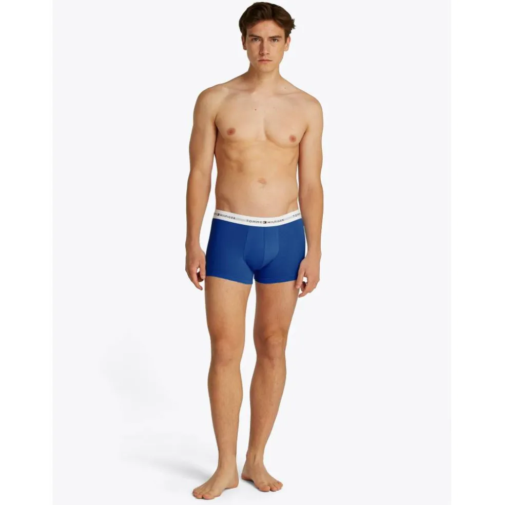 3-Pack Logo Waistband Trunks