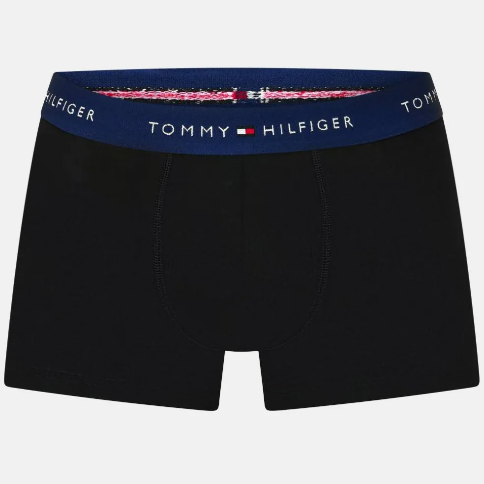3-Pack Logo Waistband Trunks