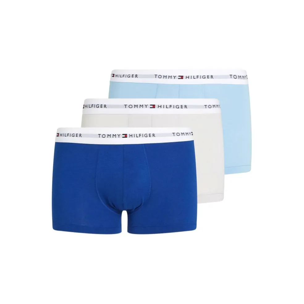 3-Pack Logo Waistband Trunks