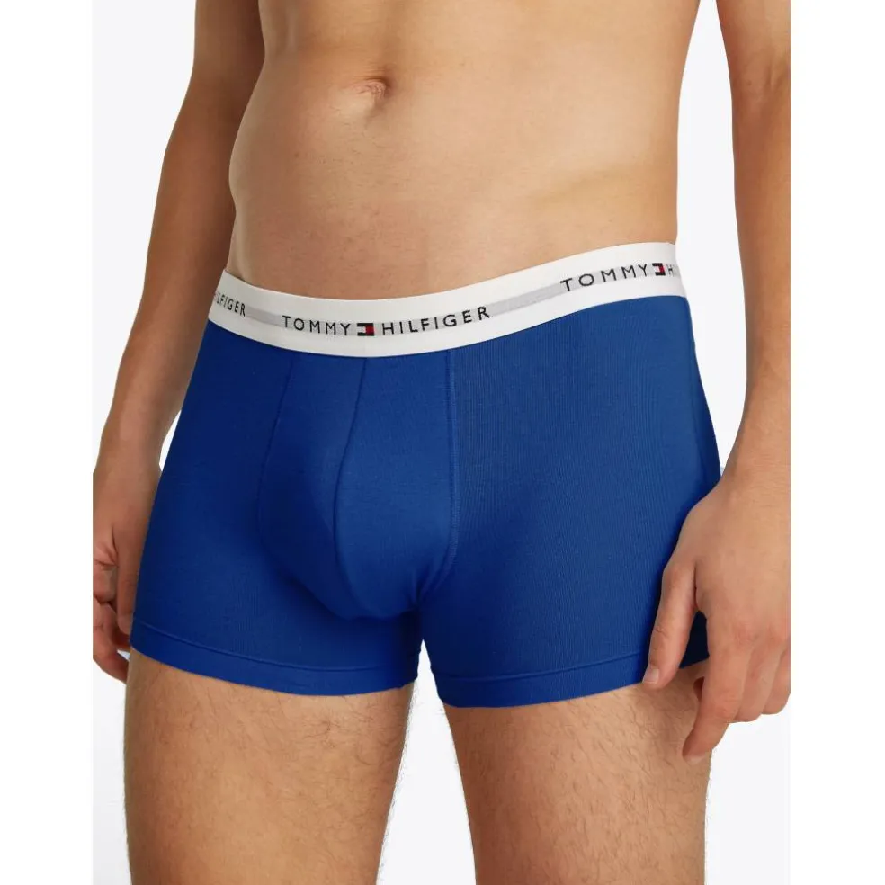 3-Pack Logo Waistband Trunks