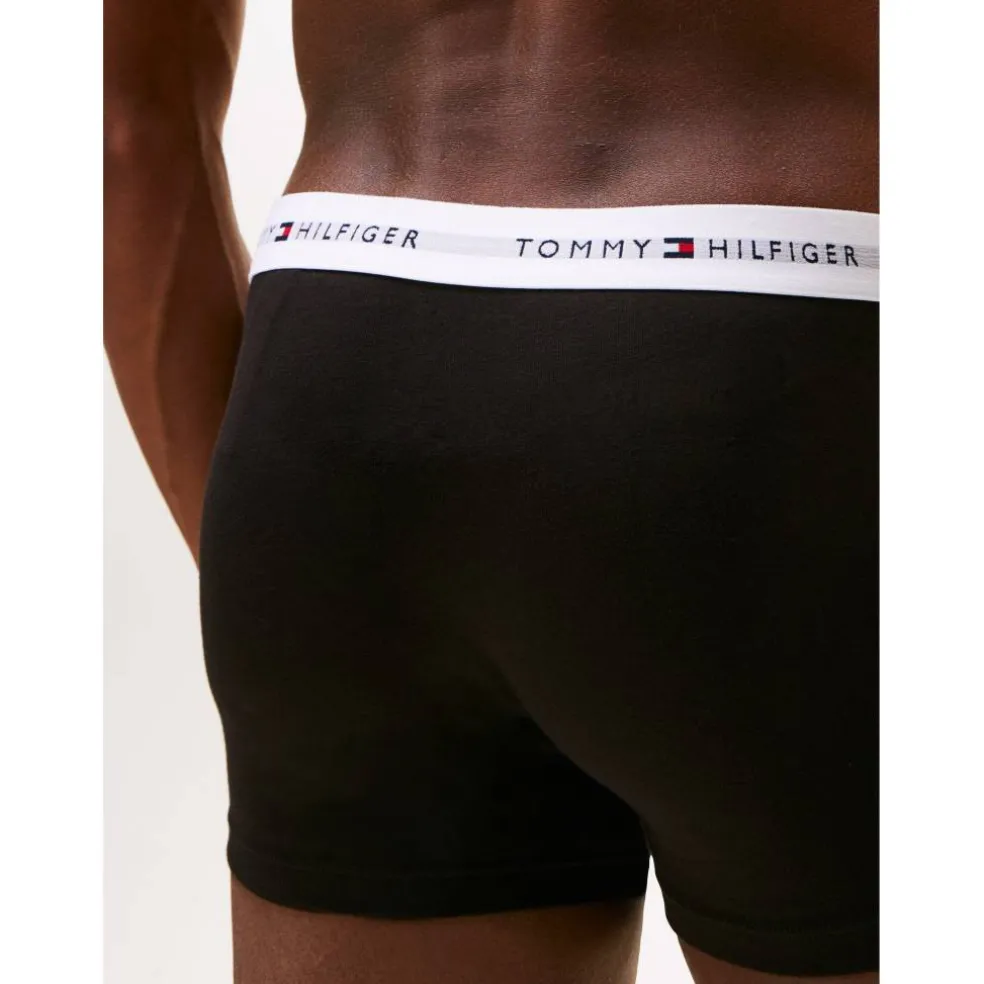 3-Pack Logo Waistband Trunks