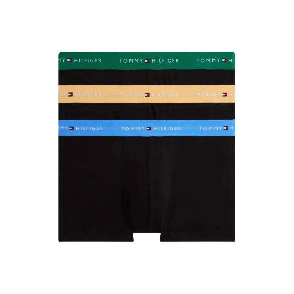 3-Pack Logo Waistband Trunks