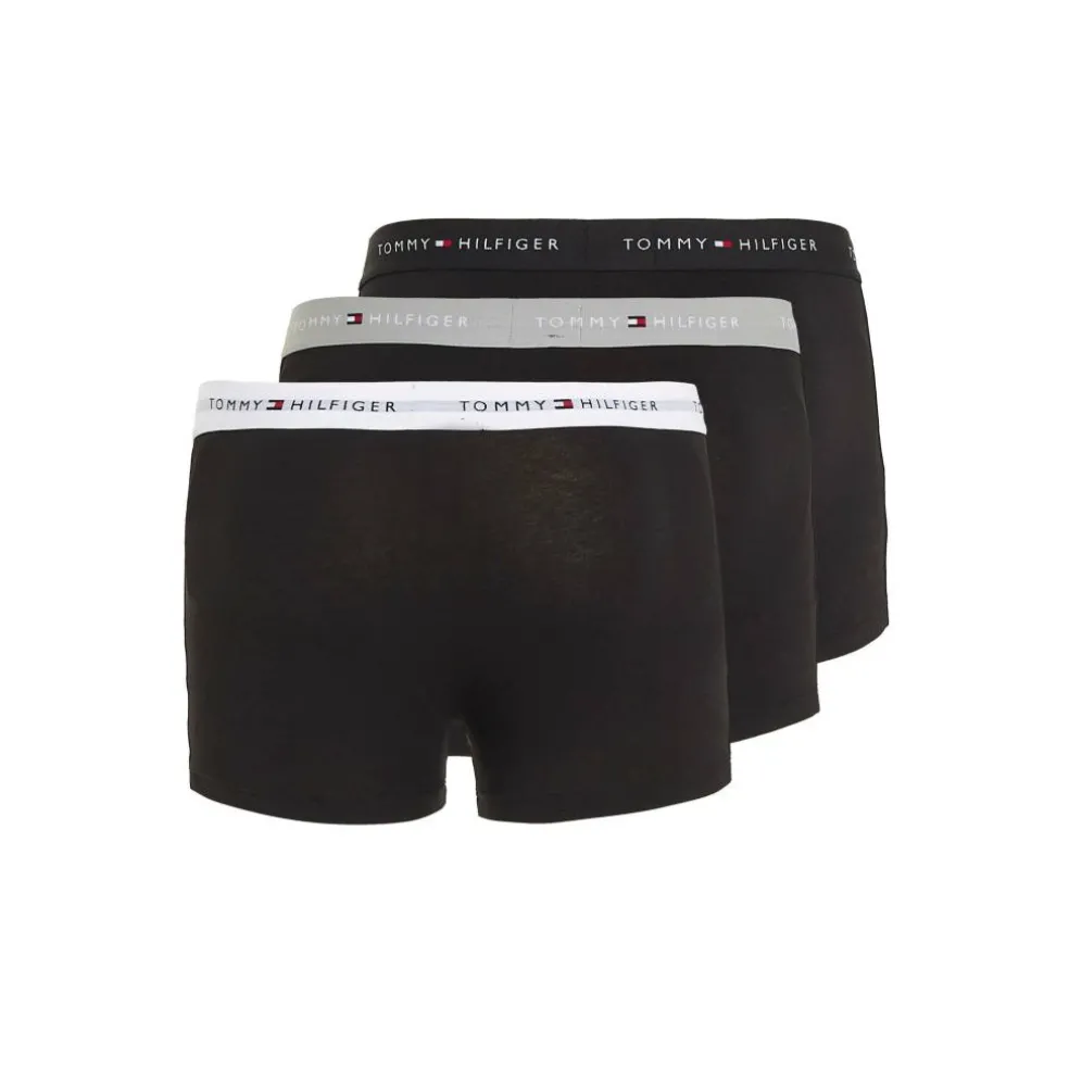 3-Pack Logo Waistband Trunks
