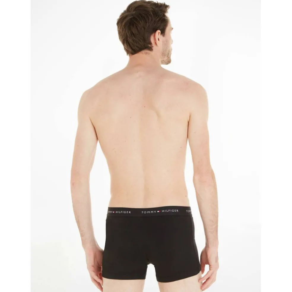 3-Pack Logo Waistband Trunks
