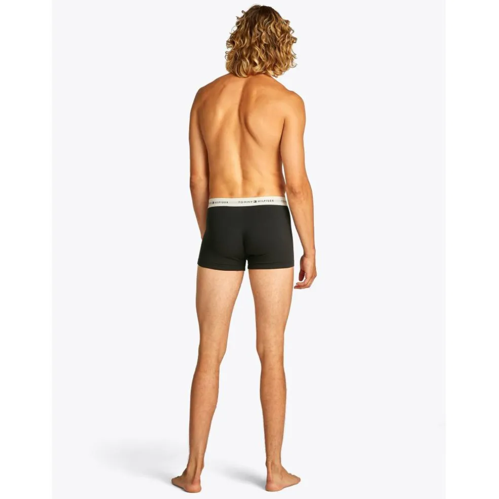 3-Pack Logo Waistband Trunks