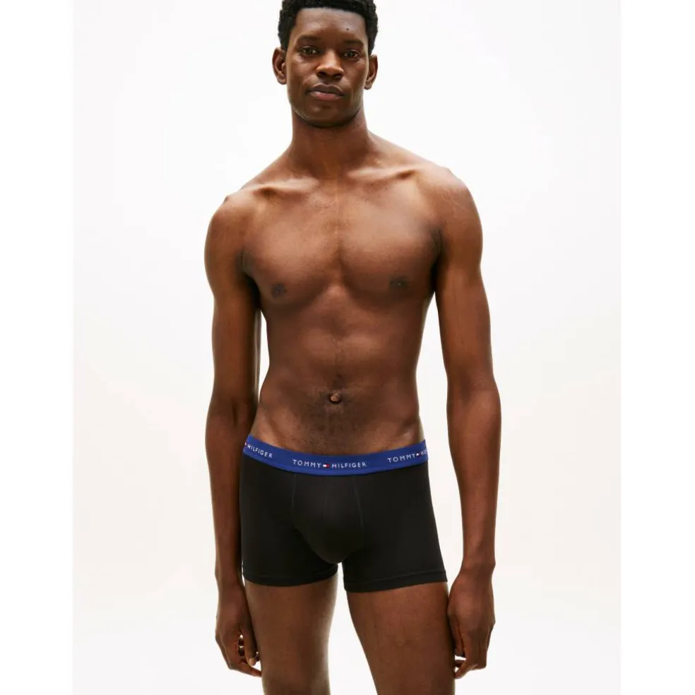 3-Pack Logo Waistband Trunks