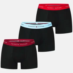 3-Pack Logo Waistband Trunks