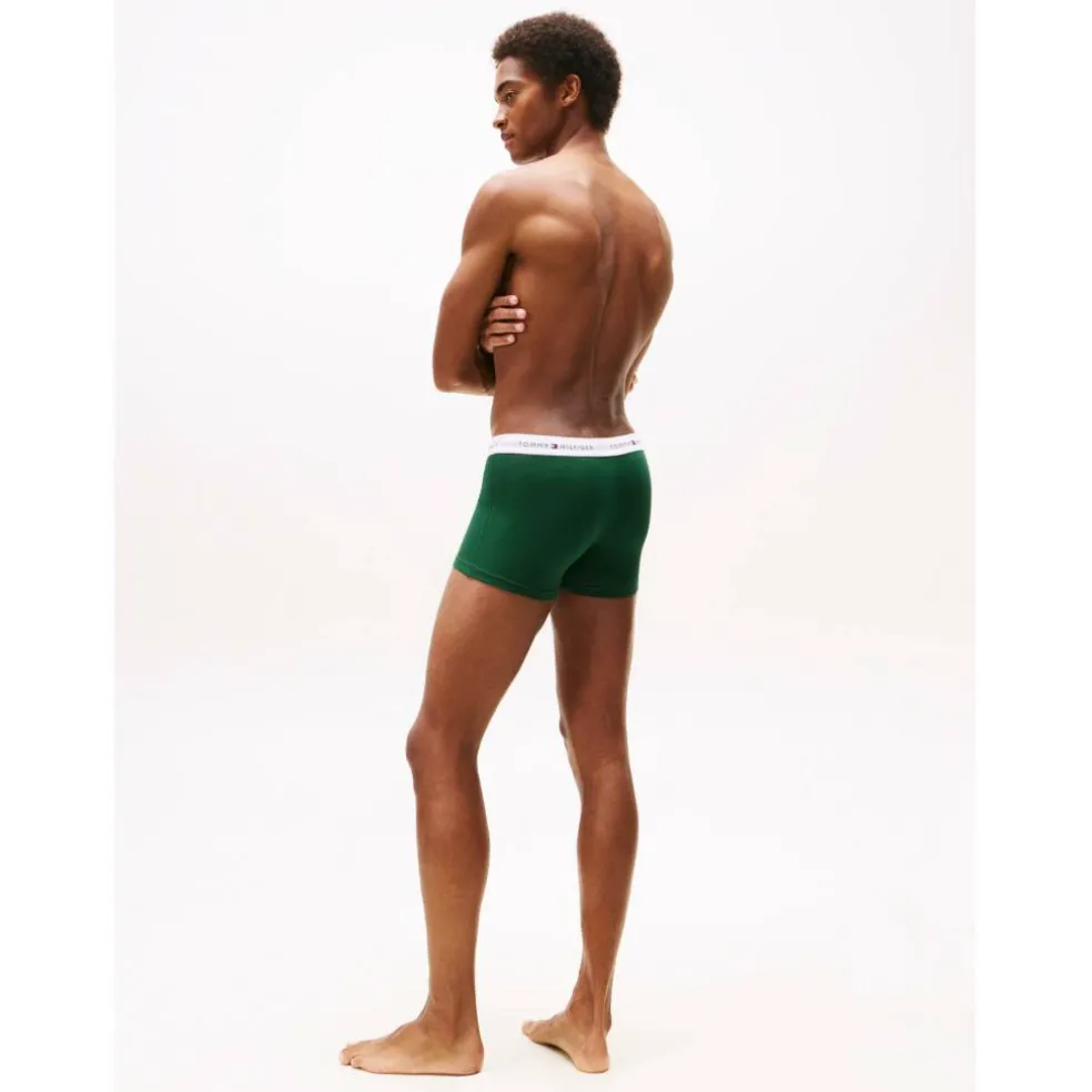 3-Pack Logo Waistband Trunks
