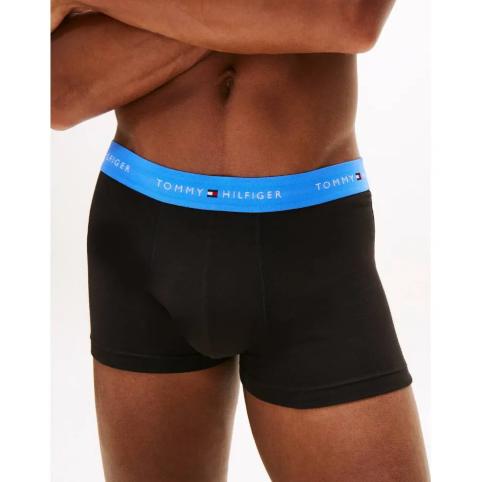 3-Pack Logo Waistband Trunks