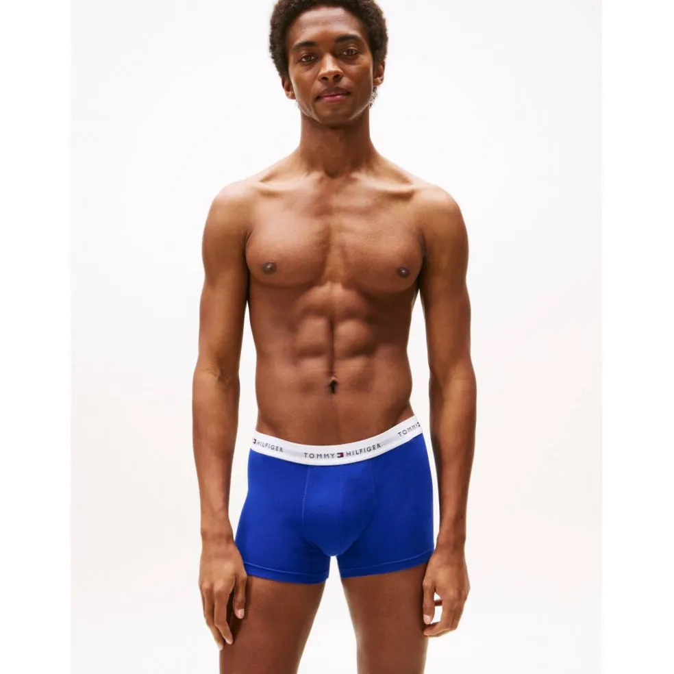3-Pack Logo Waistband Trunks