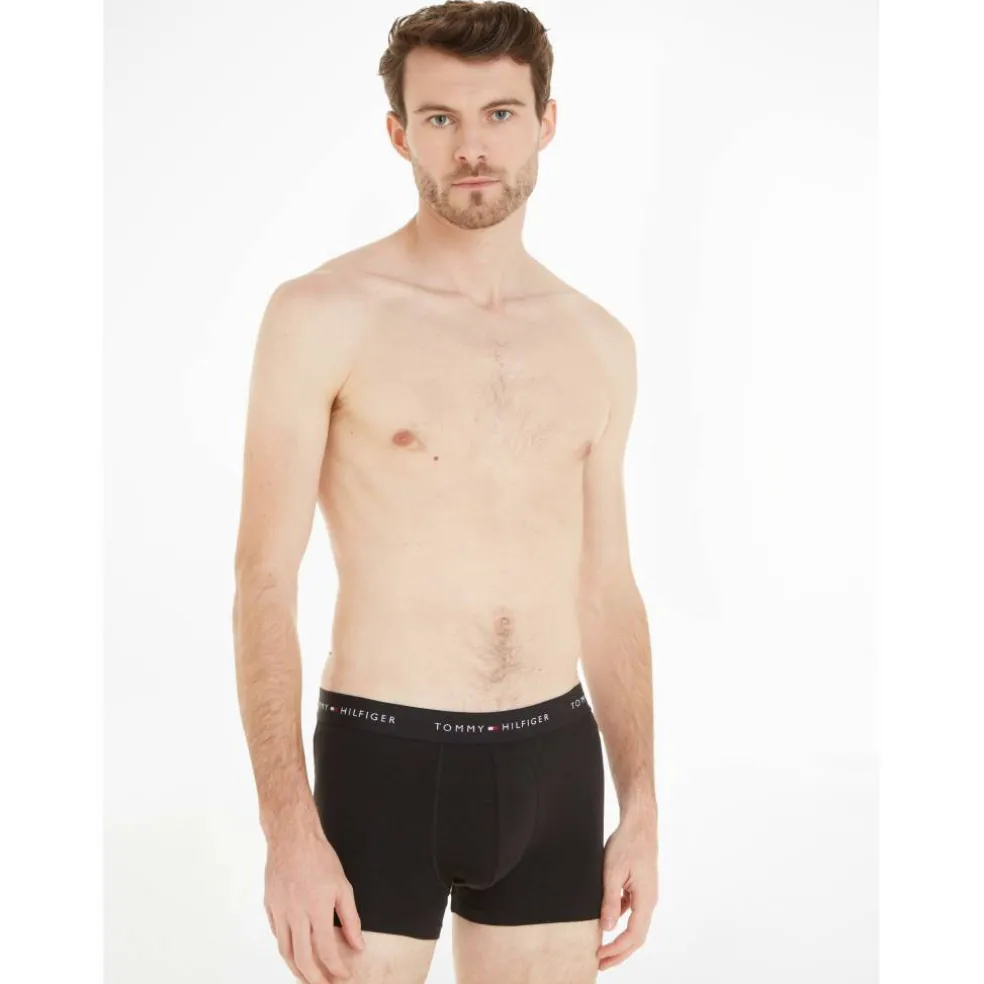 3-Pack Logo Waistband Trunks