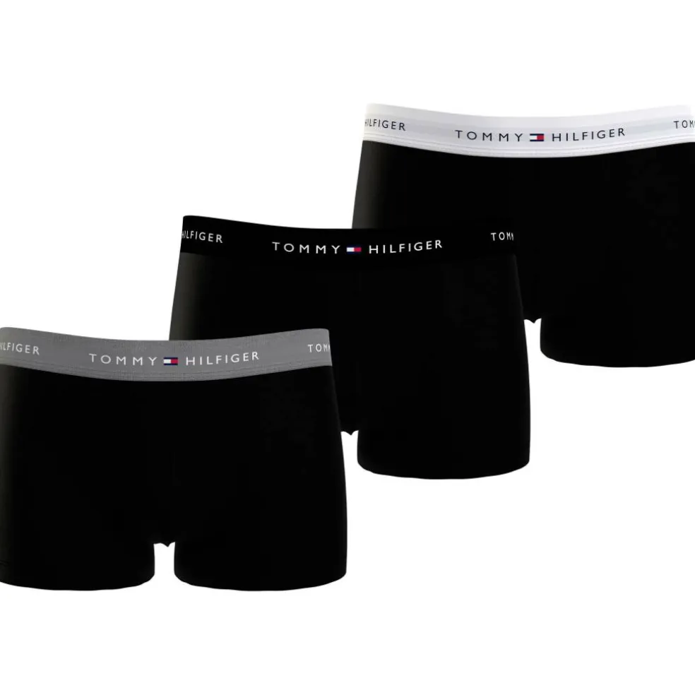 3-Pack Logo Waistband Trunks
