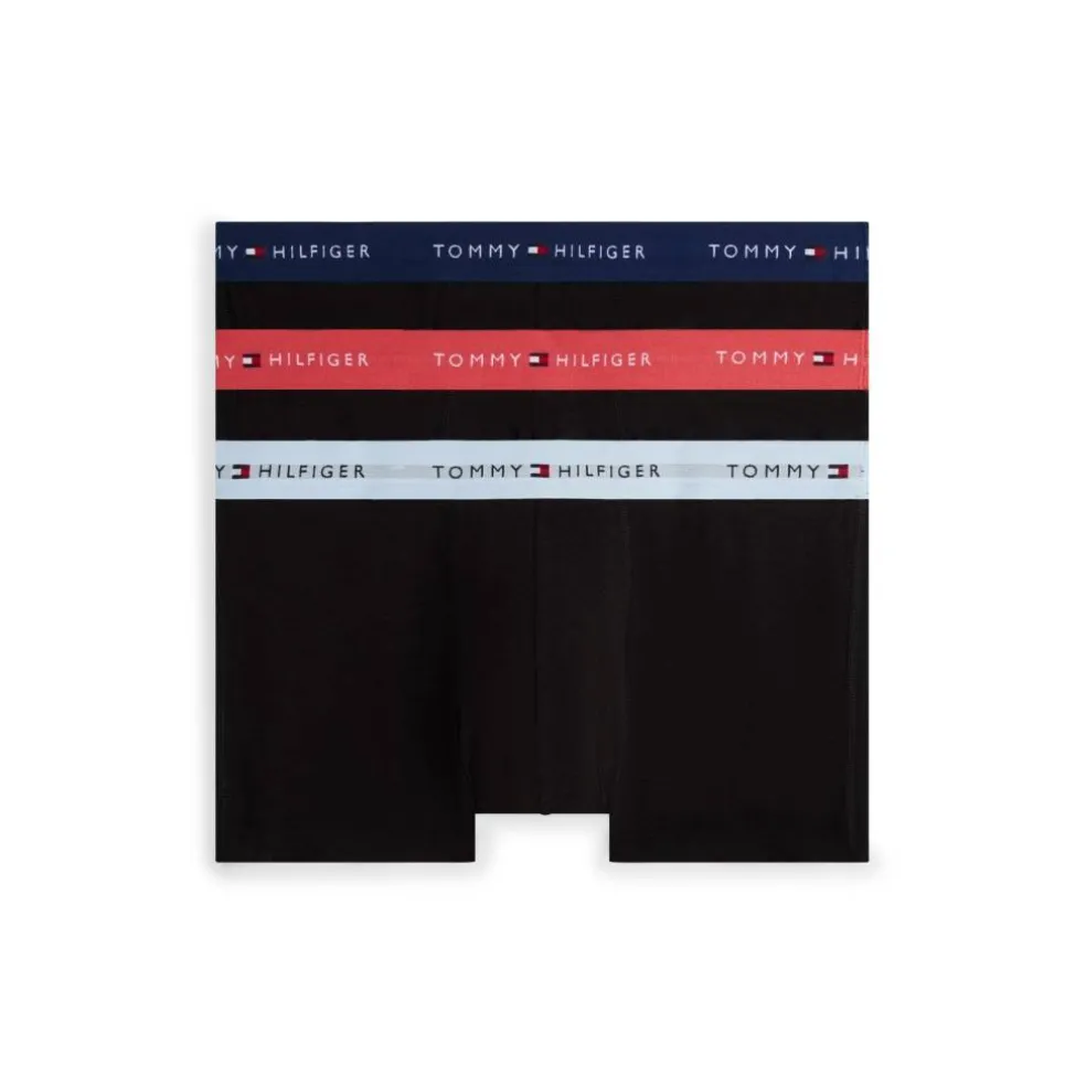 3-Pack Logo Waistband Trunks