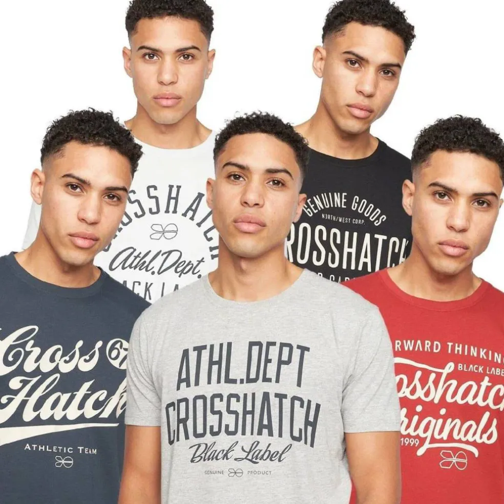 5 Pack of Luckmoore Printed T-Shirts
