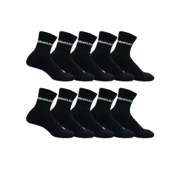 10 Pack Quarter Socks Ladies