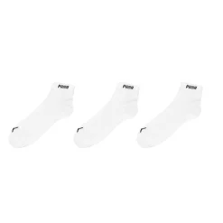 3 Pack Quarter Socks Mens