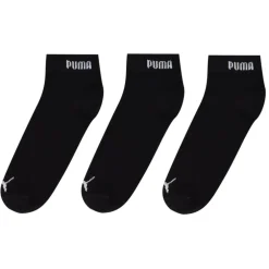 3 Pack Quarter Socks Mens