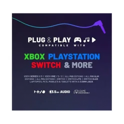 PANTHER Gaming Headset PS4 PS5 XBOX Switch & PC - Sky