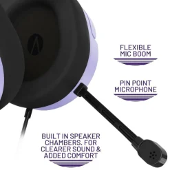 PANTHER Gaming Headset PS4 PS5 XBOX Switch & PC - Lavender