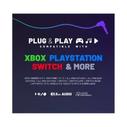 PANTHER Gaming Headset PS4 PS5 XBOX Switch & PC - Lavender