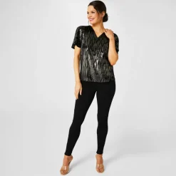 Patterned Foil Top